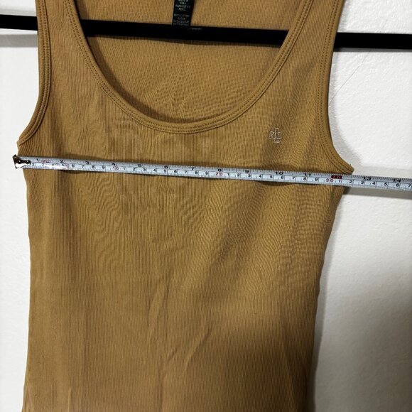 Lauren Ralph Lauren Tan Tank Top Size Small - Picture 6 of 7